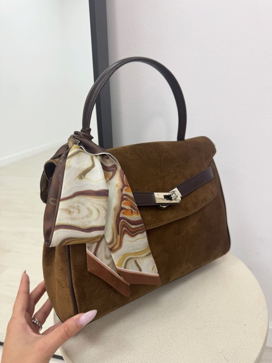 BOLSO KELLY ASA (PIEL DE ANTE) - CAMEL