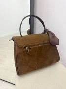 BOLSO KELLY ASA (PIEL DE ANTE) - CAMEL