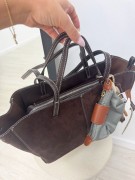 BOLSO POLENE (PIEL DE ANTE) - MARRÓN