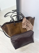 BOLSO POLENE (PIEL DE ANTE) - CAMEL