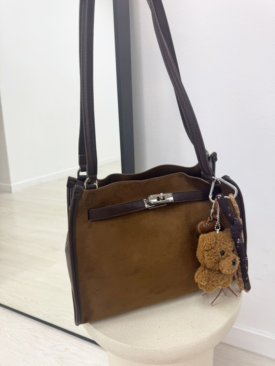 BOLSO TOTE KELLY (PIEL DE ANTE) - CAMEL