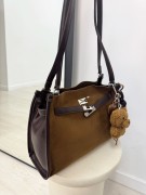 BOLSO TOTE KELLY (PIEL DE ANTE) - CAMEL