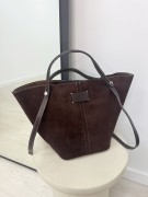 BOLSO TOTE ANTE - MARRÓN