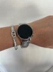 RELOJ DIGITAL ESFERA LISA PLATA