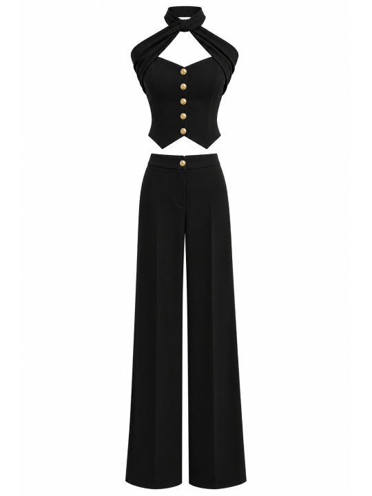CONJUNTO CANNES - NEGRO