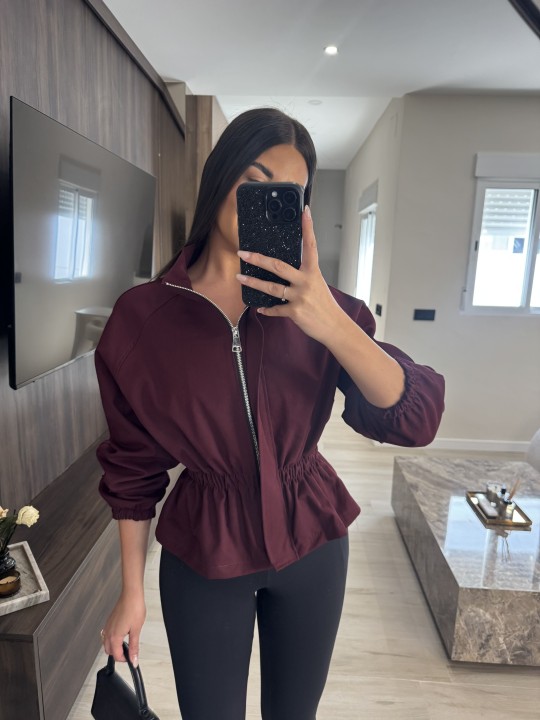 CHAQUETA CAROLINA - BURDEOS