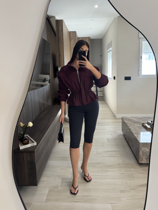 CHAQUETA CAROLINA - BURDEOS