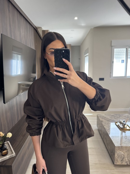CHAQUETA CAROLINA - MARRÓN