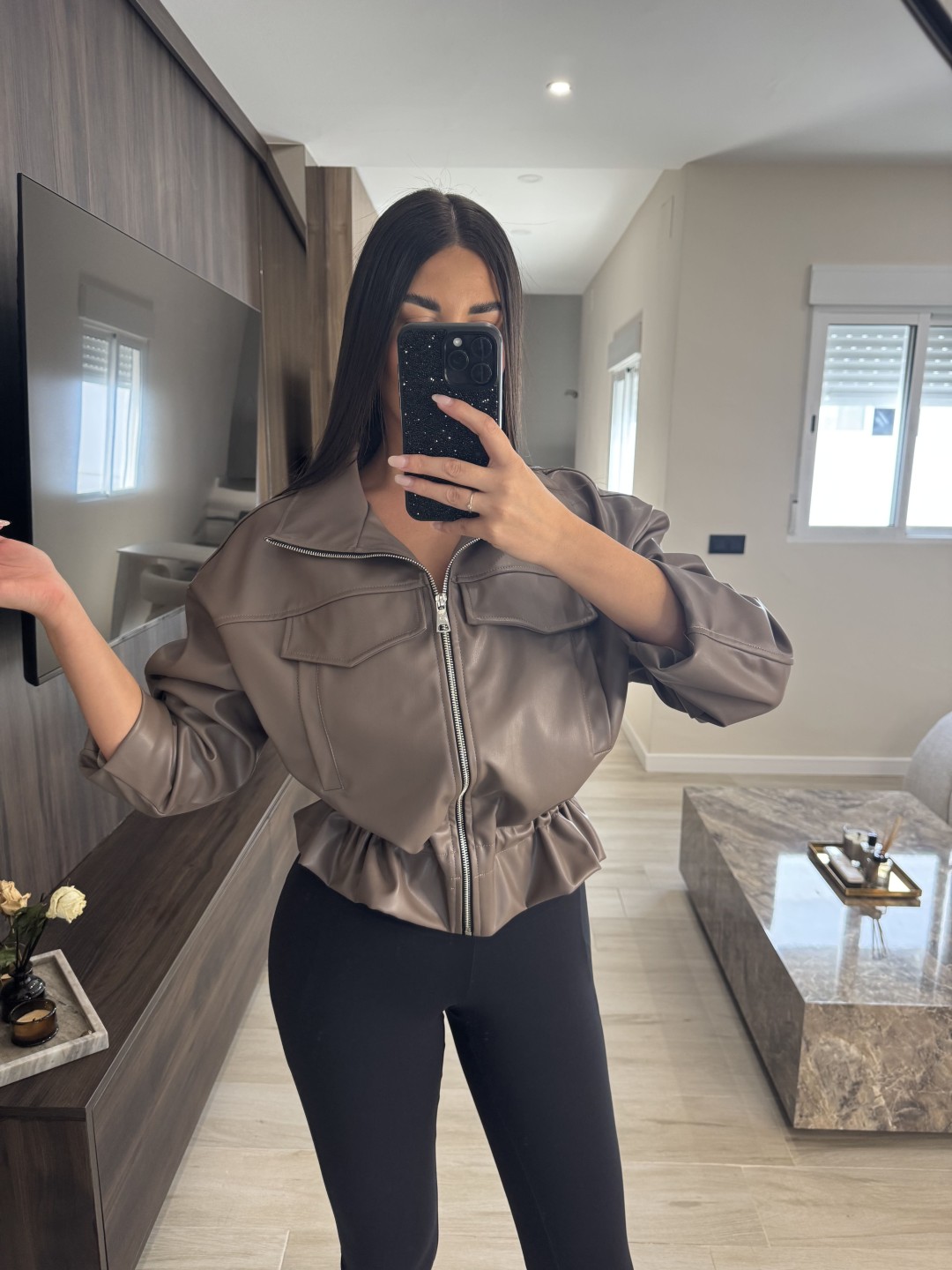 CHAQUETA POLIPIEL - TOUPE