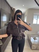 CHAQUETA POLIPIEL - BURDEOS
