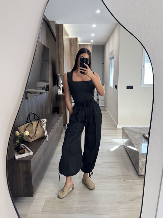 PANTALÓN CHÁNDAL LAZADA - NEGRO