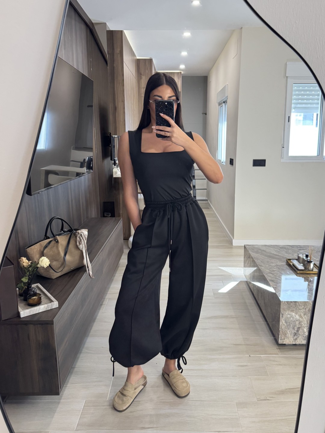 PANTALÓN CHÁNDAL LAZADA - NEGRO