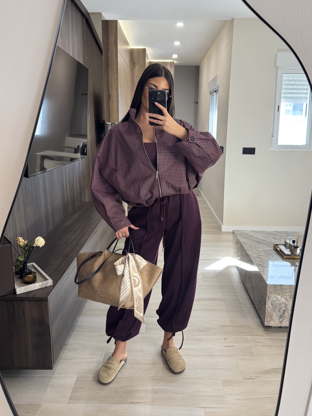 PANTALÓN CHÁNDAL LAZADA - BURDEOS
