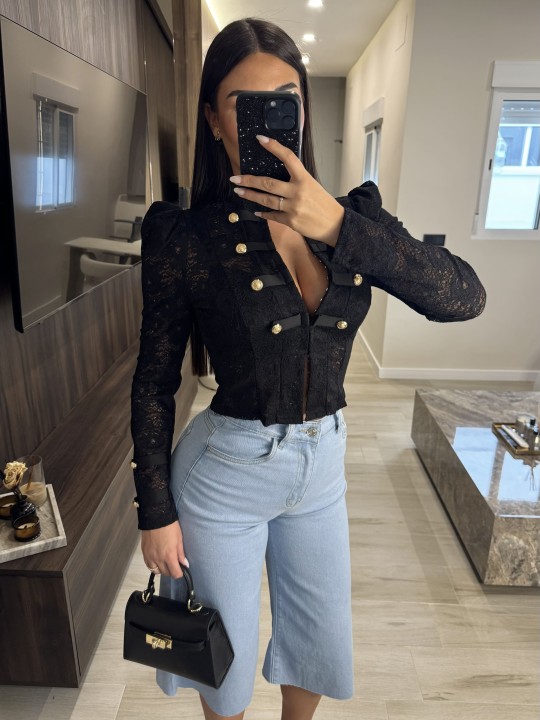 TOP MARIELA EXCLUSIVO - NEGRO