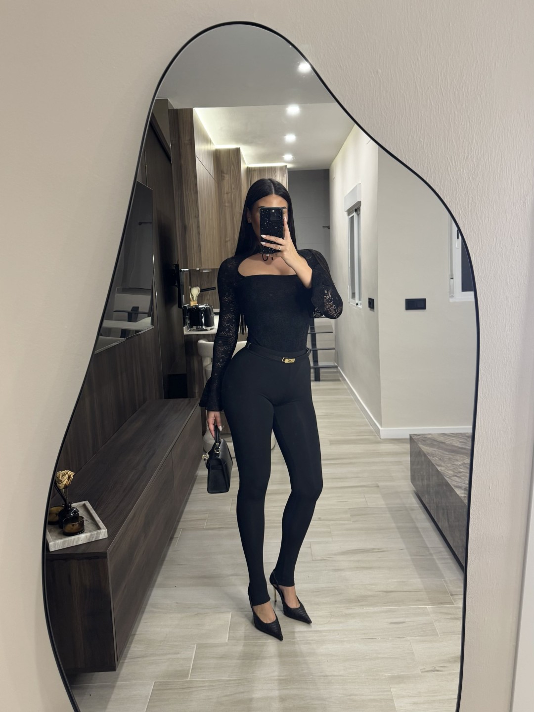 LEGGINS LICRA PREMIUM - NEGRO