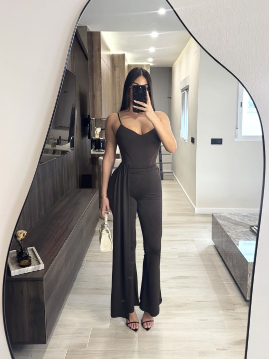 PANTALÓN LICRA PREMIUM - MARRÓN