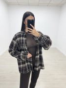 SOBRECAMISA CUADROS - MARRÓN