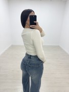 JERSEY PUNTO BÁSICO - BEIGE