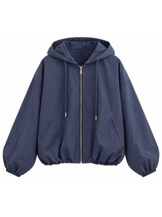 BOMBER NARA - AZUL MARINO
