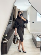 LEGGINS CAPRI LICRA FRÍA - MARRÓN