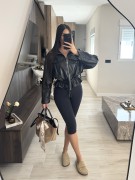 LEGGINS LICRA FRÍA CAPRI - NEGRO