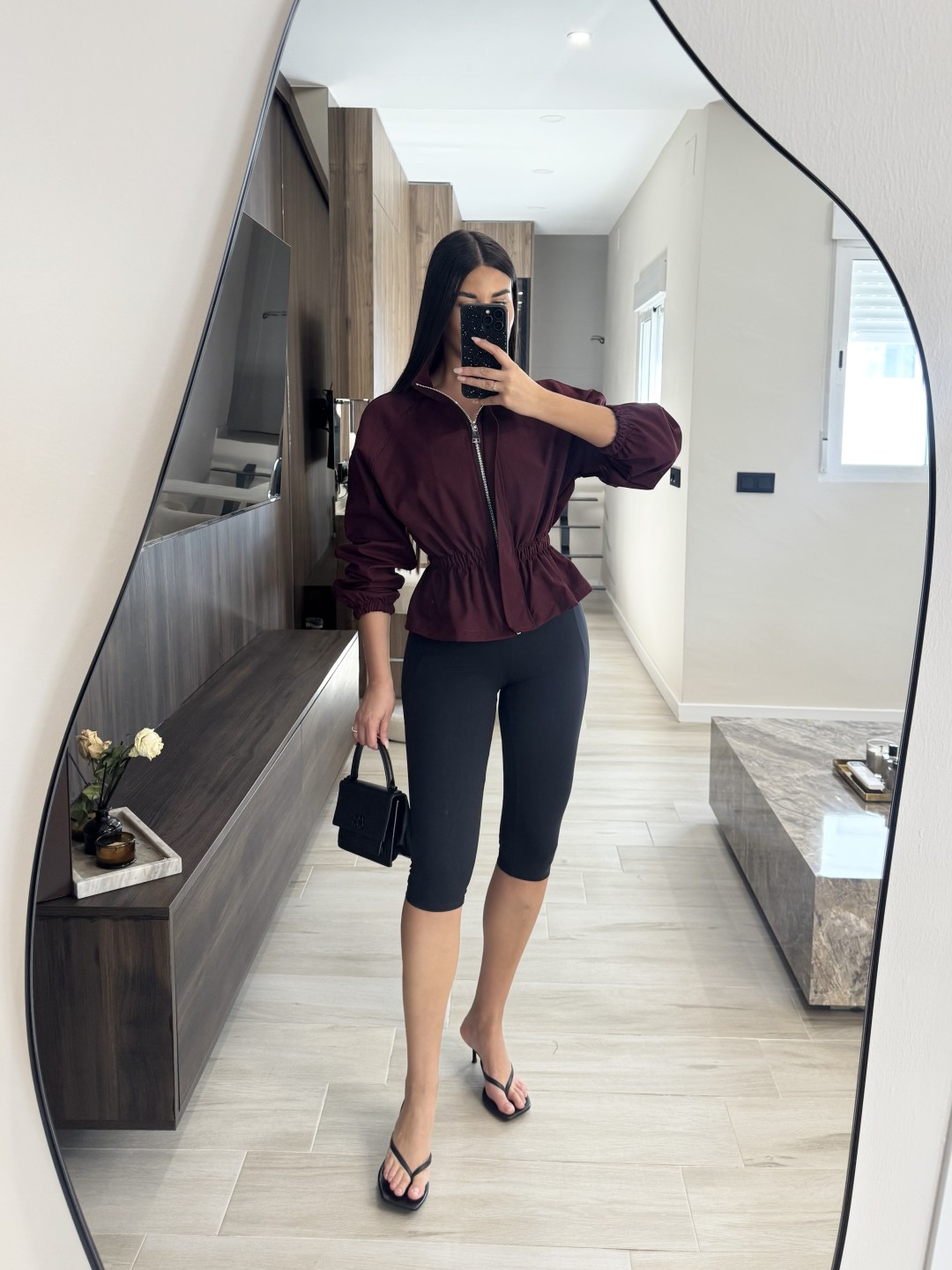 LEGGINS LICRA FRÍA CAPRI - NEGRO