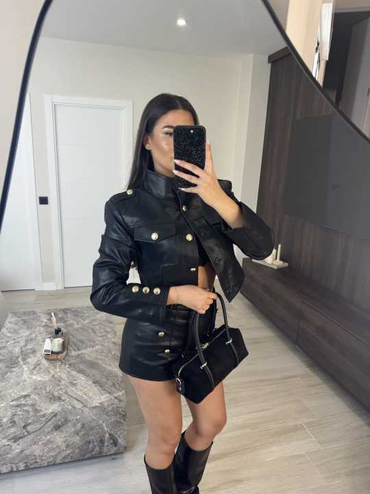 CONJUNTO EXCLUSIVO PAULA - NEGRO