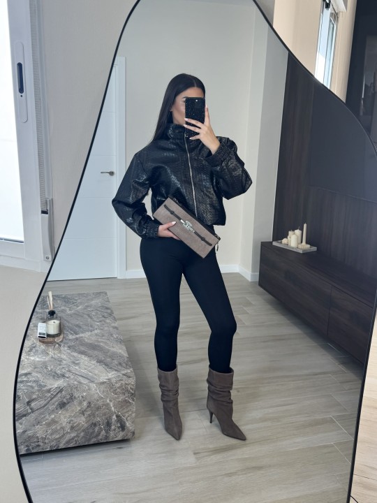 CHAQUETA BOTTEGA - NEGRO