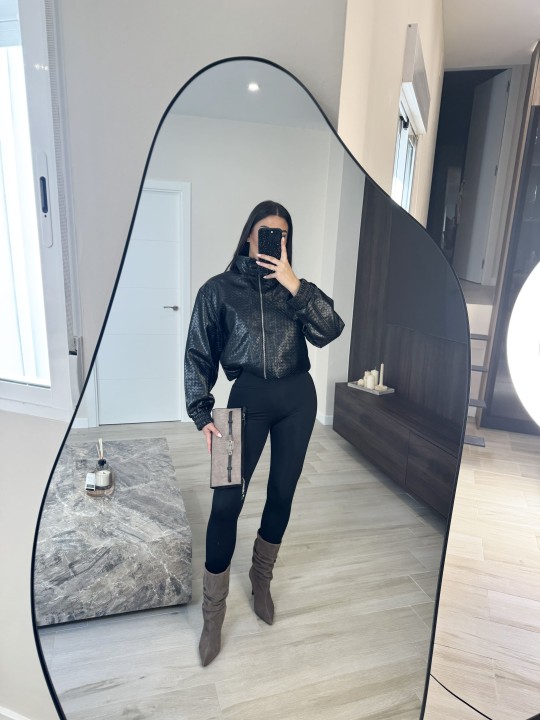 CHAQUETA BOTTEGA - NEGRO
