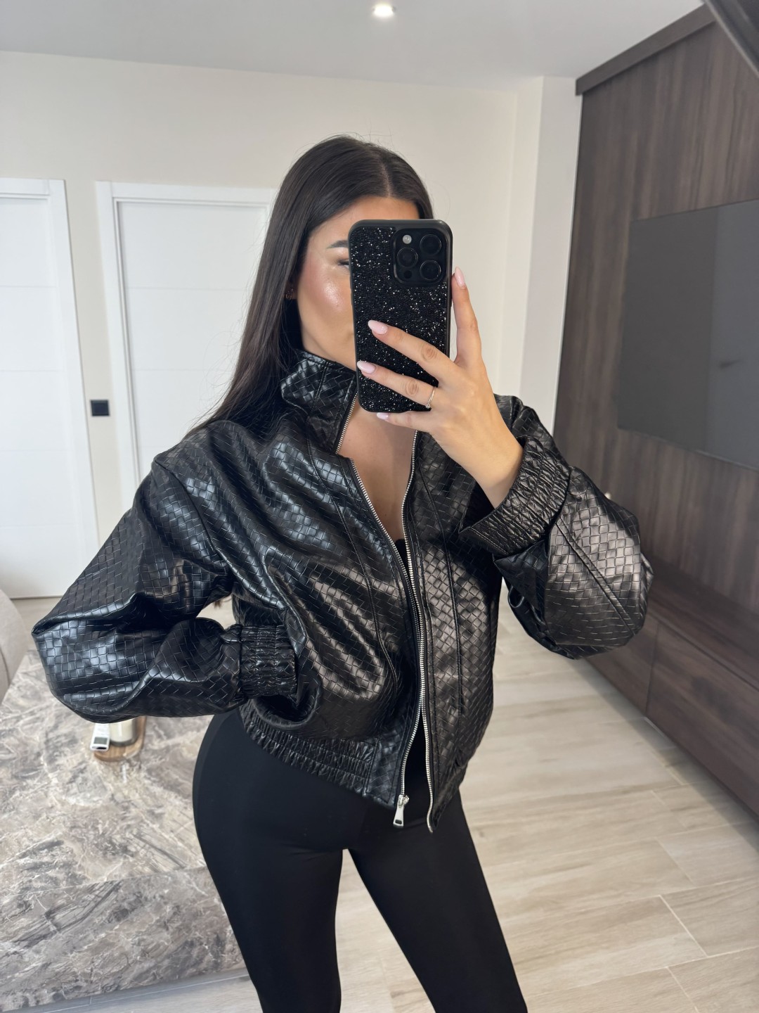 CHAQUETA BOTTEGA - NEGRO