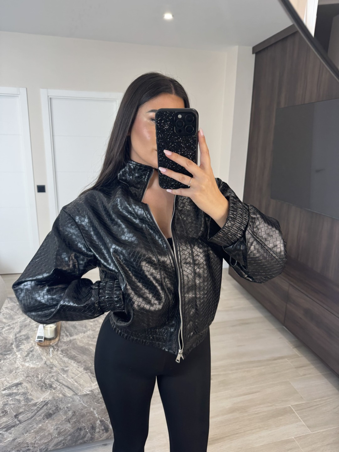 CHAQUETA BOTTEGA - NEGRO