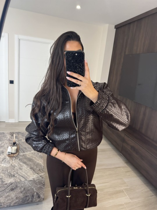 CHAQUETA BOTTEGA - MARRÓN