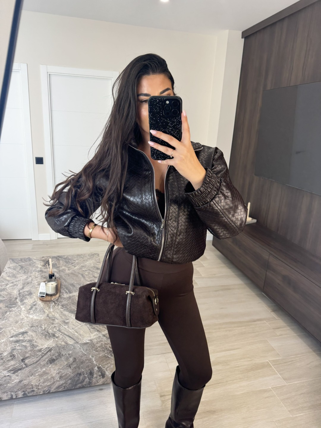 CHAQUETA BOTTEGA - MARRÓN