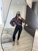 CHAQUETA BOTTEGA - BURDEOS