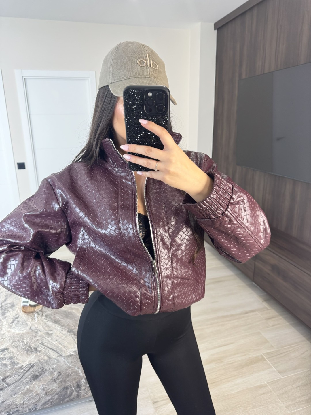 CHAQUETA BOTTEGA - BURDEOS