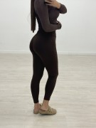 LEGGINS LICRA FRÍA - MARRÓN