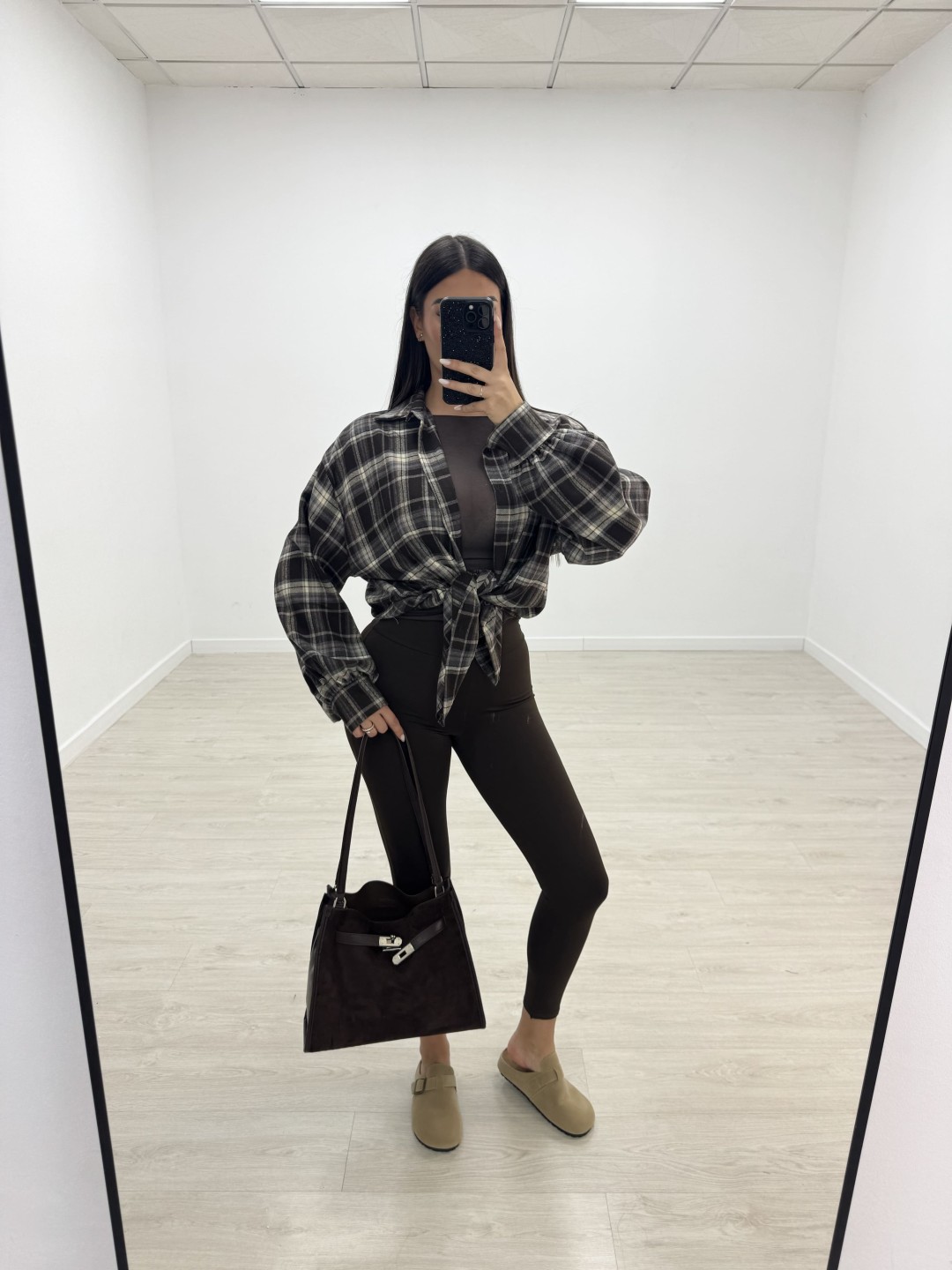 LEGGINS LICRA FRÍA - MARRÓN