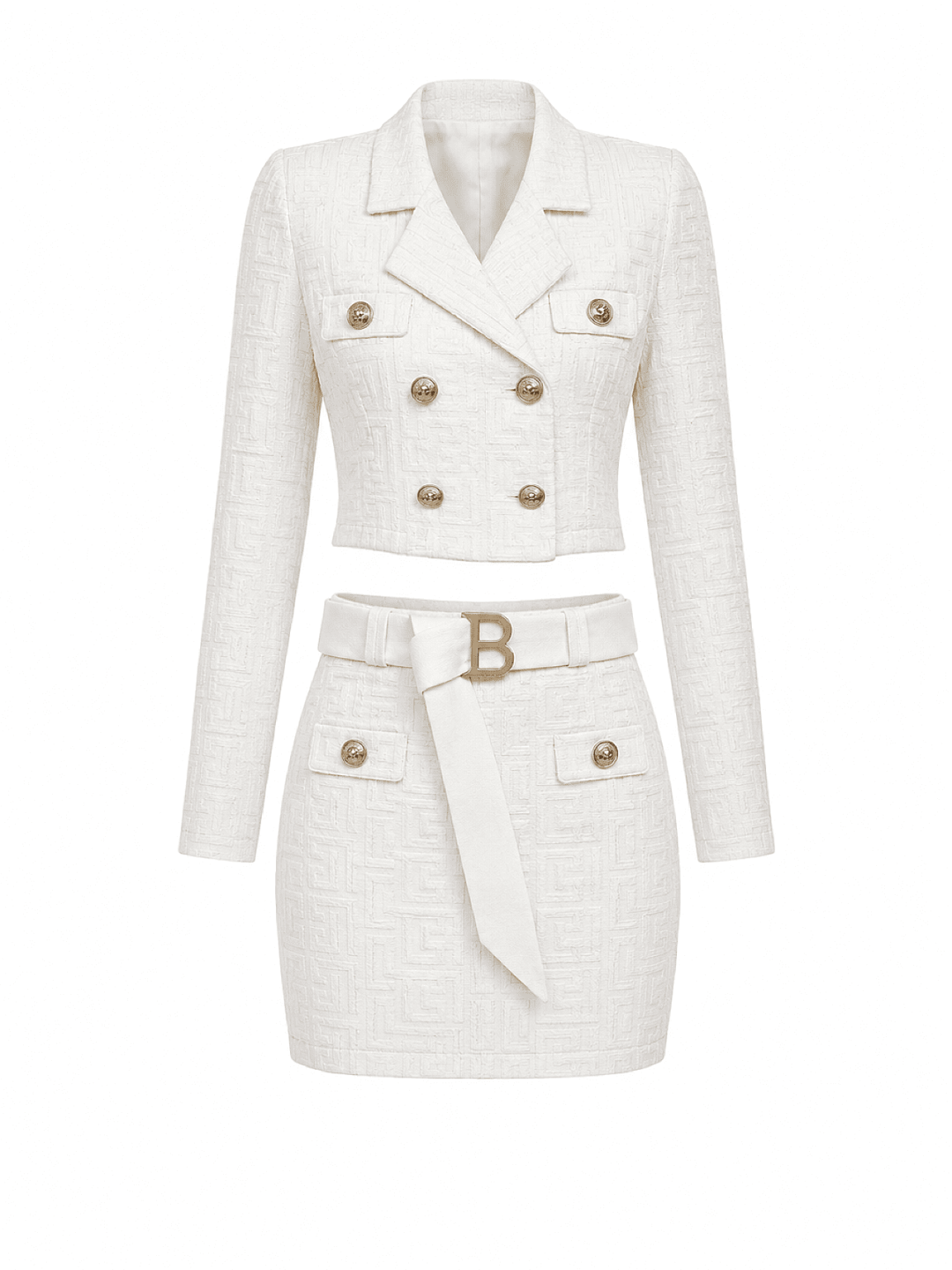 CONJUNTO BALMAIN PREMIUM - BLANCO
