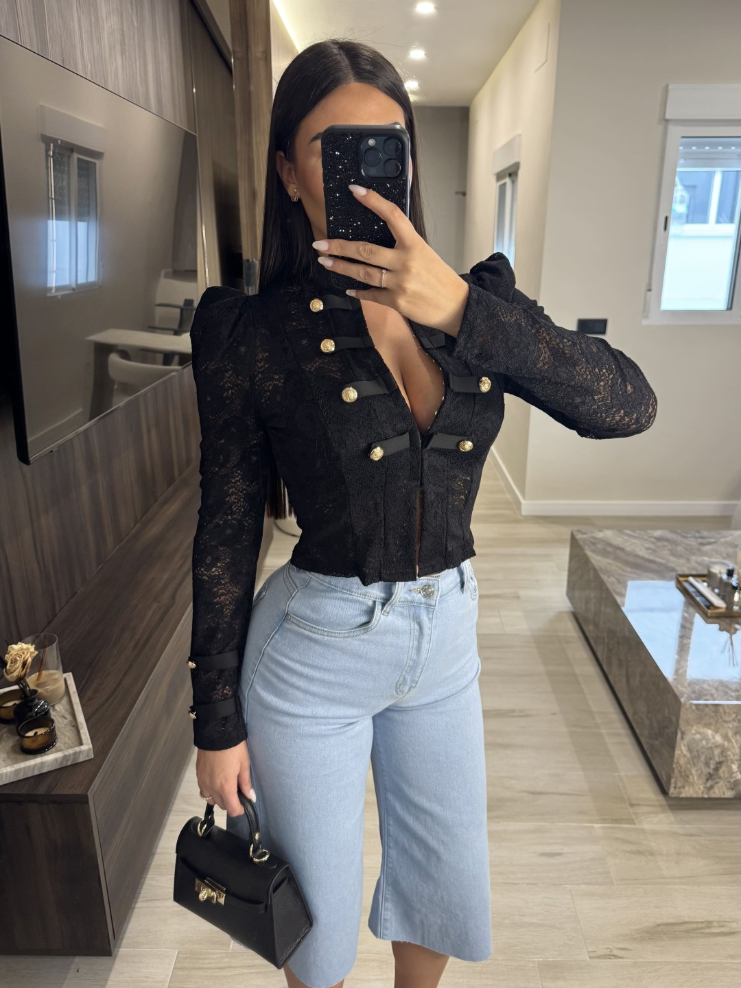 TOP MARIELA EXCLUSIVO - NEGRO