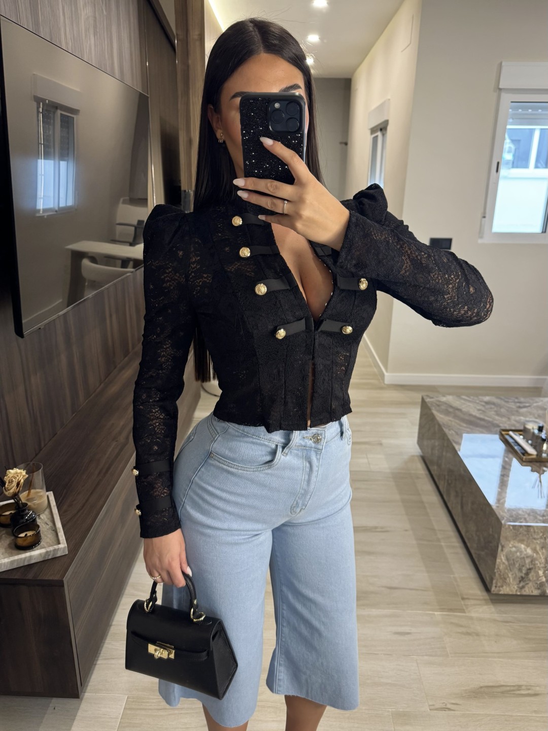 TOP MARIELA EXCLUSIVO - NEGRO
