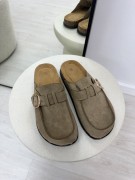 ZUECO ANTE HEBILLA - CAMEL