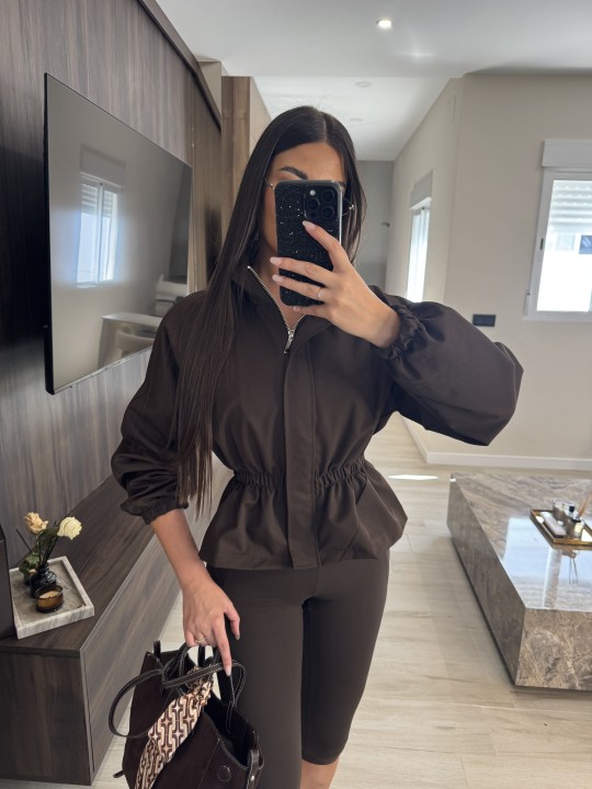 CHAQUETA CAROLINA - MARRÓN