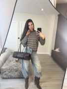 BOLSO LONG (PIEL 100%) - MARRÓN