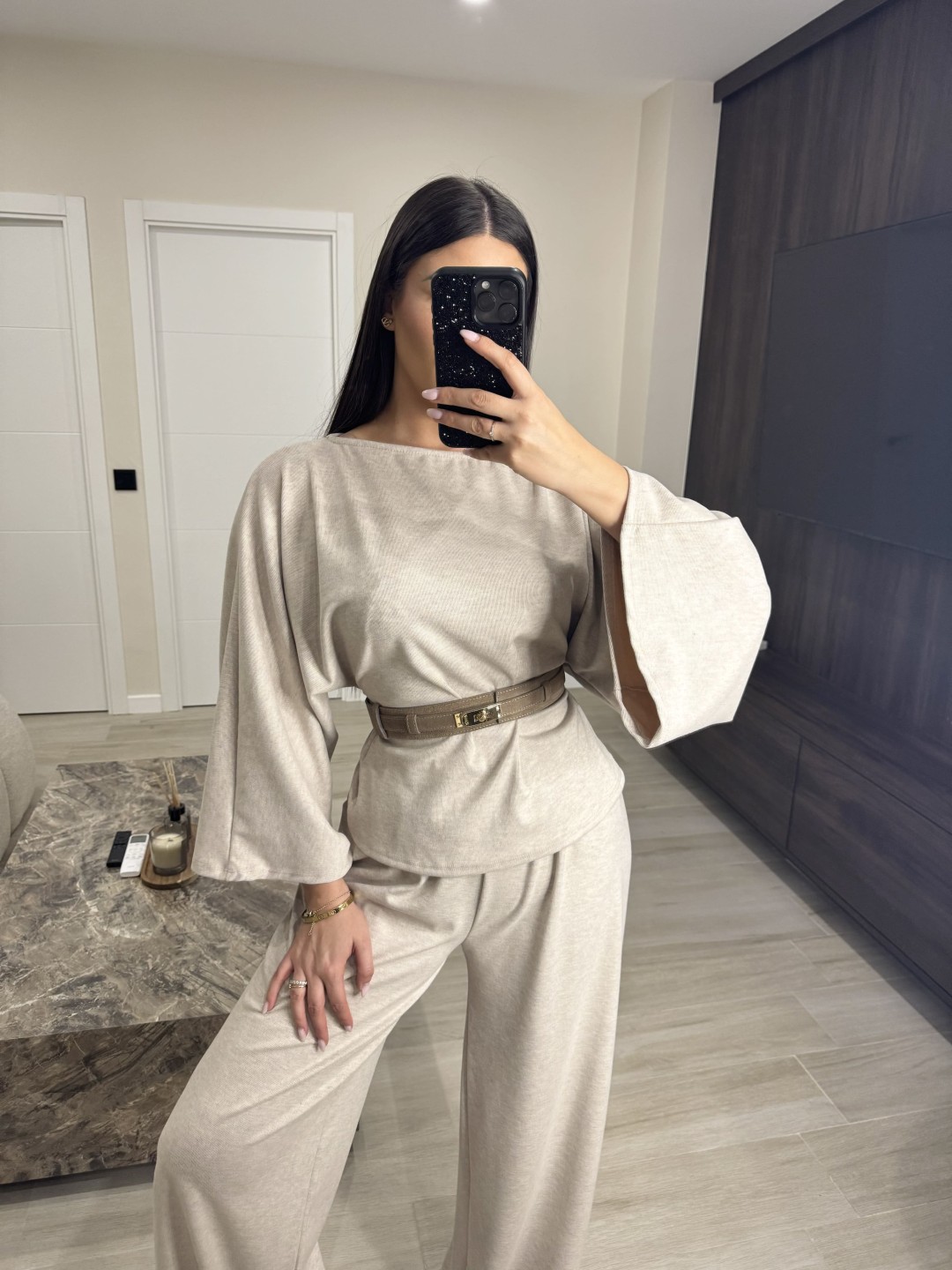 CONJUNTO PARÚ - BEIGE