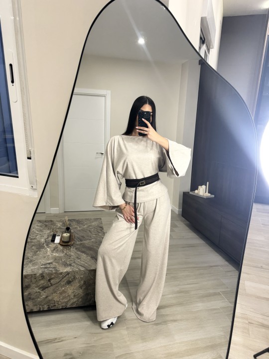 CONJUNTO PARÚ - BEIGE