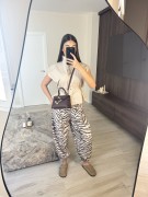 CHALECO PESPUNTES - BEIGE