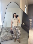 CHALECO PESPUNTES - BEIGE