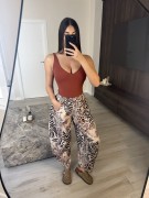 PANTALÓN ESTAMPADO (13791) - ANIMAL PRINT