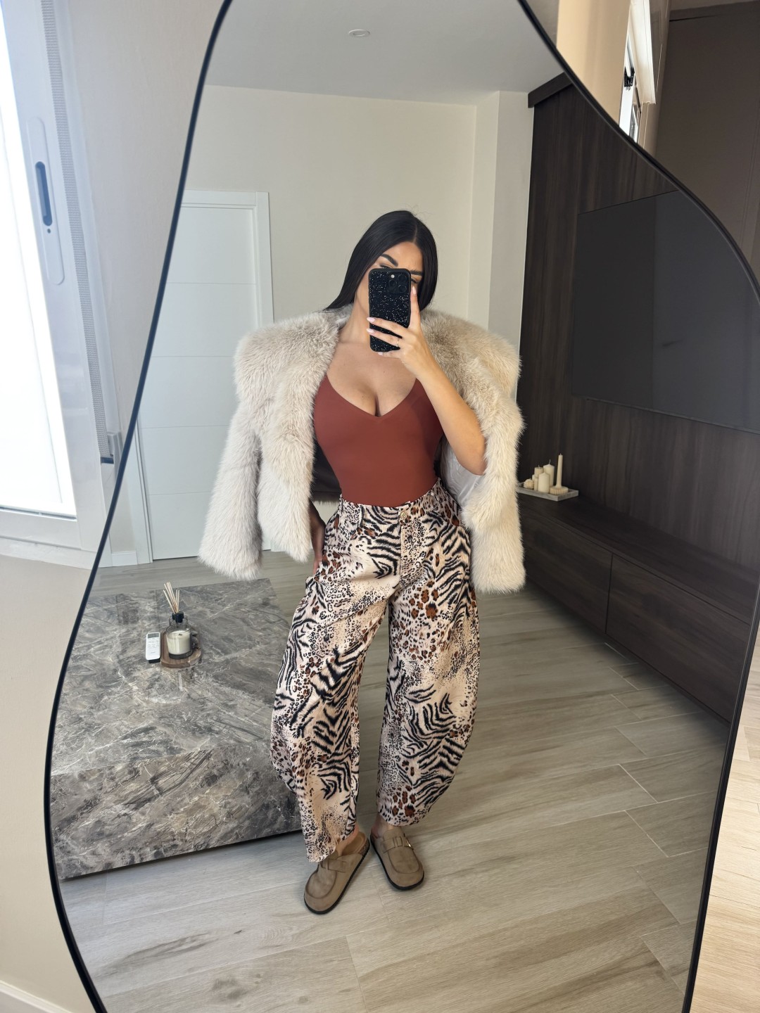 PANTALÓN ESTAMPADO (13791) - ANIMAL PRINT