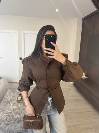 CHAQUETA KENYA - MARRÓN